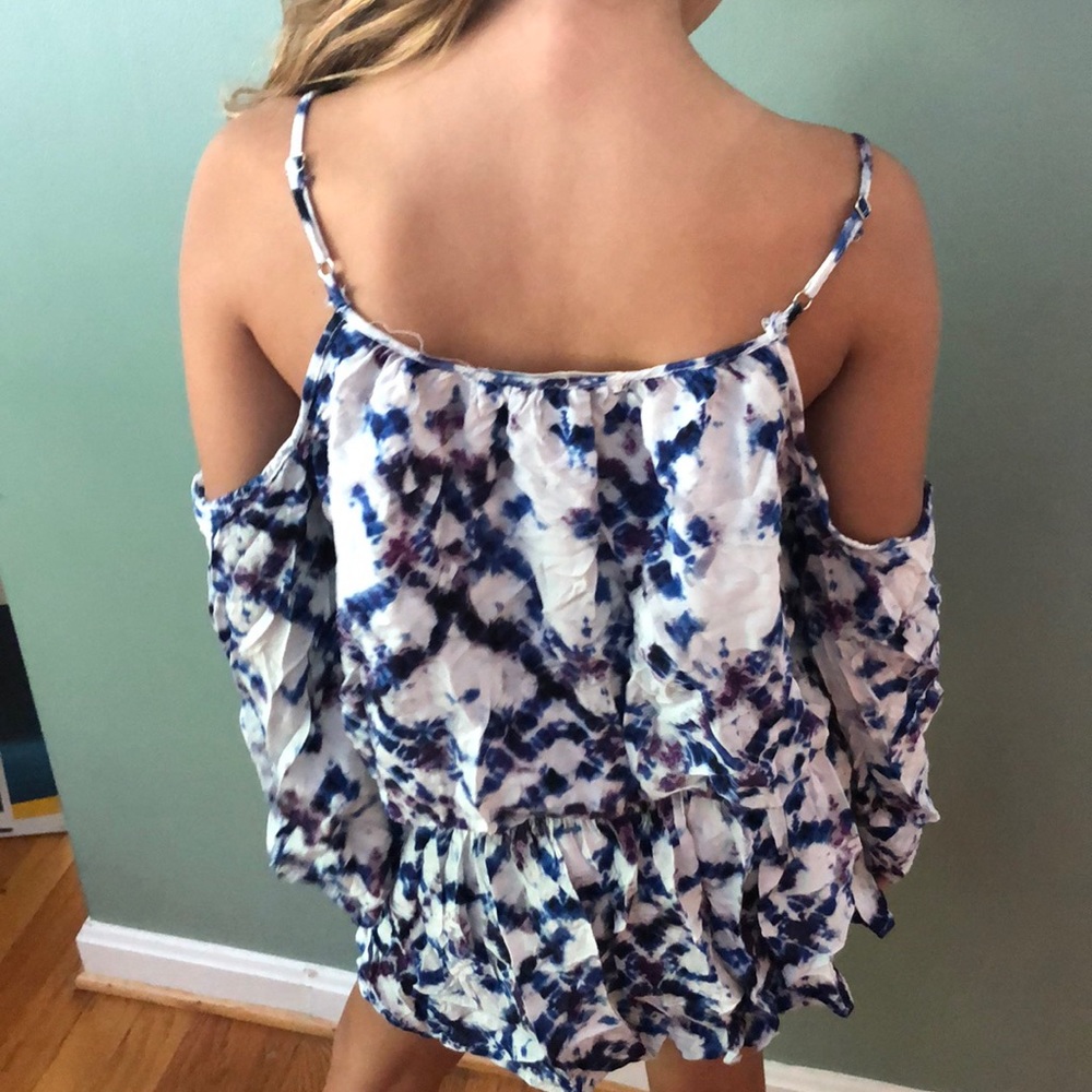 Boho cold shoulder dress/top